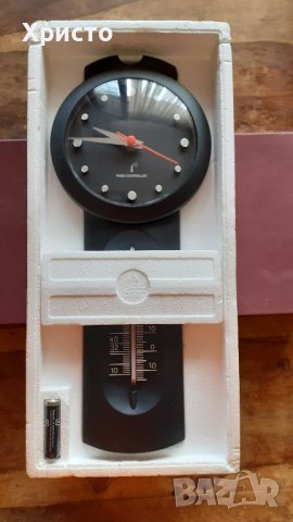 стенен часовник с термометър Хенкелс Henkels Германия, снимка 9 - Стенни часовници - 44251868