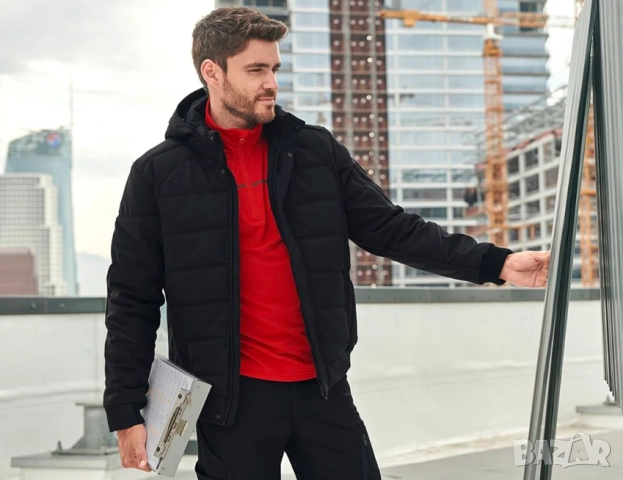 ENGELBERT STRAUSS работно Зимно софтшел яке esvision размер М , снимка 3 - Якета - 52472806