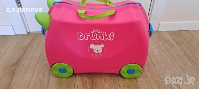 Оригинално детско куфарче за яздене Trunki