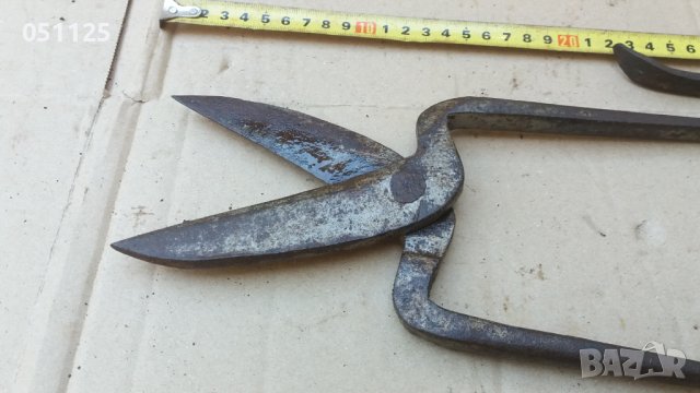 Кована абаджийска ножица , снимка 9 - Антикварни и старинни предмети - 41042873