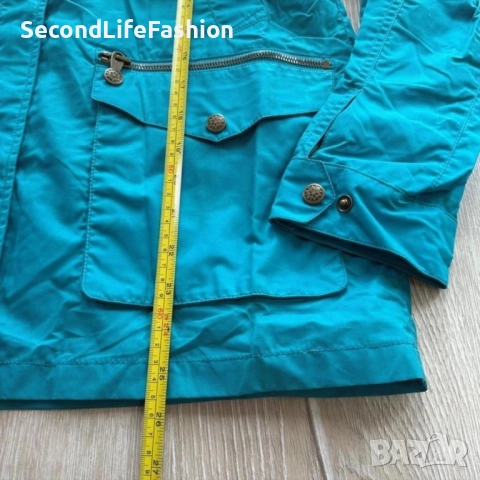 Дамско яке Pyrenex Ferry Parka с качулка синьо размер L 40, леко., снимка 4 - Якета - 52262481