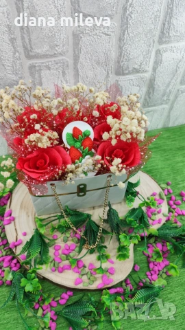 Специална аранжировка за 8ми Март!!, снимка 2 - Декорация за дома - 53219331