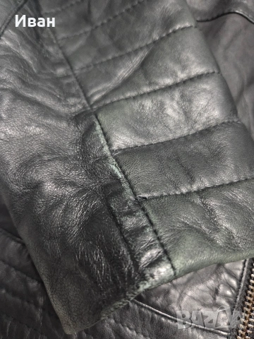 Кожено яке Bershka естествена кожа , снимка 8 - Якета - 53225297