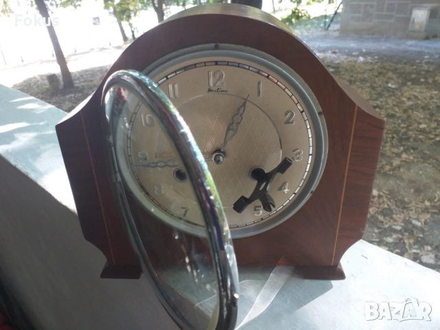 Стар антикварен красив каминен часовник, снимка 2 - Антикварни и старинни предмети - 53461906