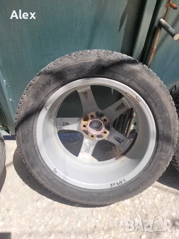 Джанти с гуми Michelin  17 цола смъкнати от Пежо. 7J  x  17   H2  , снимка 11 - Гуми и джанти - 56075428