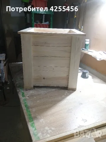 продавам дървени кашпи , снимка 7 - Саксии и кашпи - 50368024