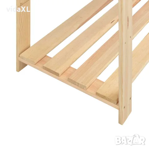vidaXL 5-етажен стелаж, 170x38x170 см, бор масив, 500 кг, снимка 5 - Стелажи и щандове - 56146531