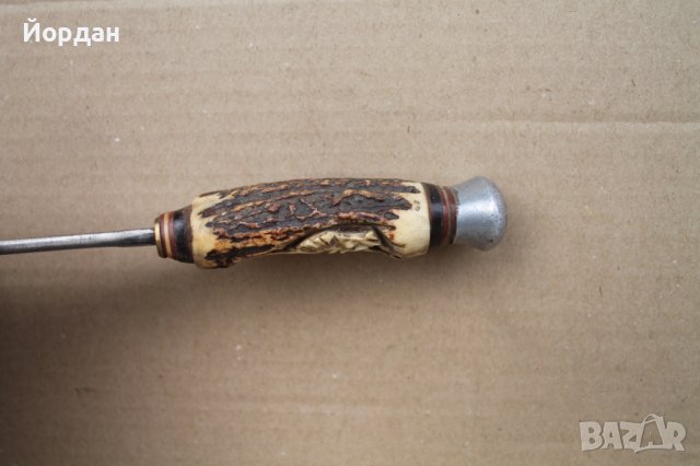 Немски ловен нож ''Doppelren Solingen'', снимка 5 - Антикварни и старинни предмети - 42611862