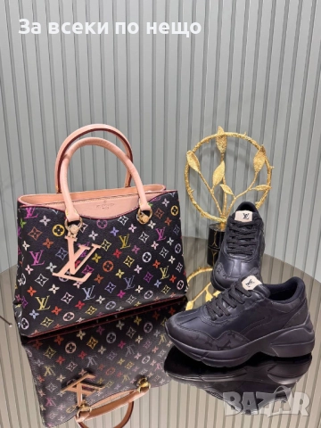 Louis Vuitton Комплект Дамска Чанта И Дамски Маратонки Луис Витон  Код SK398, снимка 3 - Чанти - 52870859