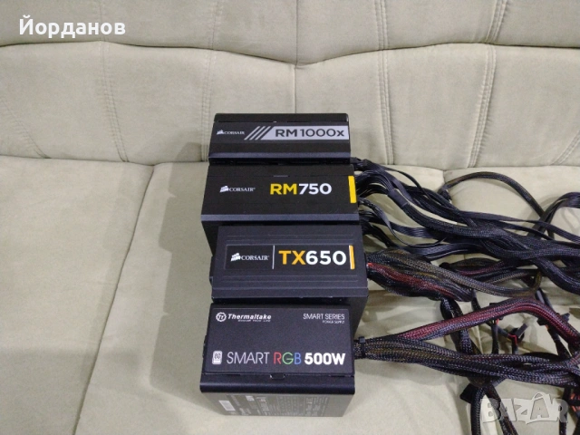 Продавам 4 захранвания 500w-650w-750w-1000w, снимка 2 - Захранвания и кутии - 53294094