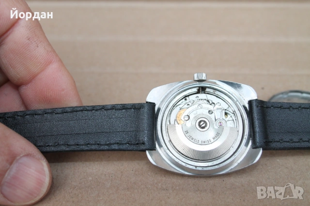Мъжки Швейцарски автоматичен часовник ''Sachat'' /25 камъка/, снимка 9 - Мъжки - 53444804