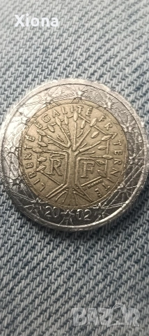 Монета 2 евро 2002 г., Франция