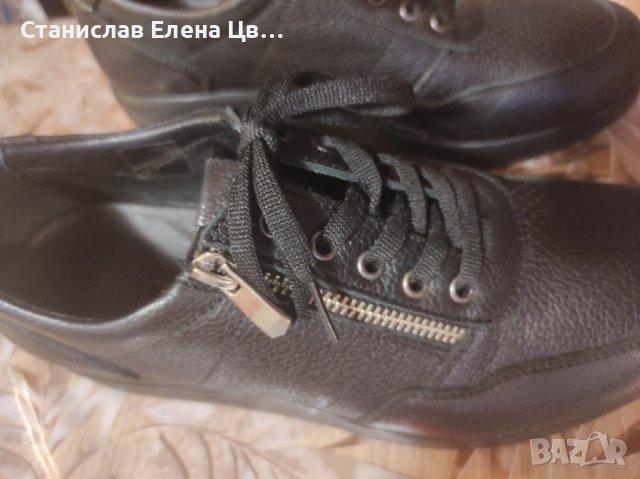 Дамски черни обувки , снимка 2 - Дамски ежедневни обувки - 42734398