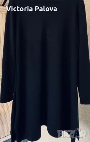 Свободна  рокля вълна , коприна, кашмир, снимка 8 - Рокли - 48062451