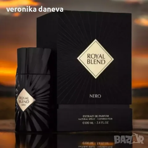 Royal Blend Nero Extrait de Parfum 100 мл – Луксозен арабски парфюм за него и нея с ванилия, уд и дъ, снимка 5 - Унисекс парфюми - 55823116