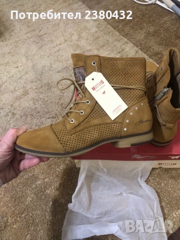 Дамски боти есенни Mustang - 40 