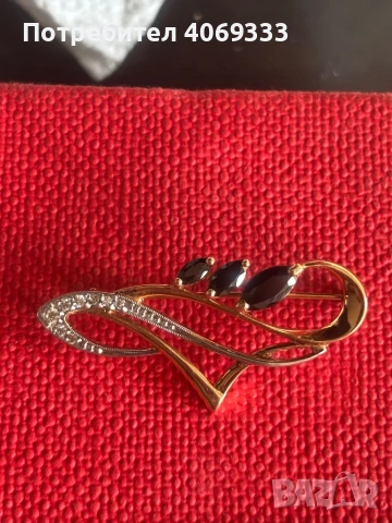 Златна Руска  брошка 4.27гр 14карата