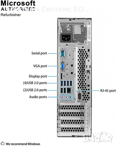 Компютър Lenovo ThinkCentre M92p /Intel Core i5-3470Q четириядрен (6M 3.60 GHz)/ 8 DDR 3/ 128 SSD, снимка 2 - Работни компютри - 35676151