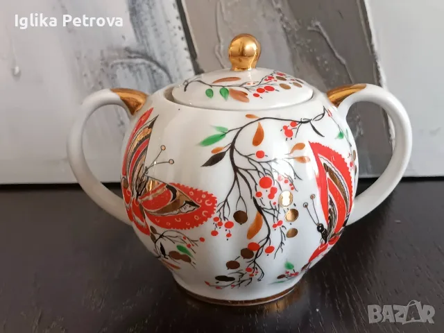 Сервиз за кафе ЛФЗ Бабочки, снимка 10 - Колекции - 56061521