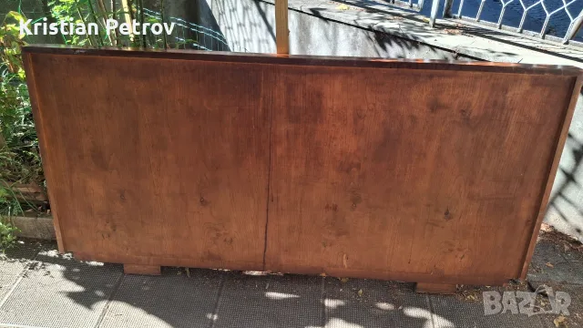 Уникални орехови пана 180 см – старо масивно легло, снимка 4 - Спални и легла - 55948065