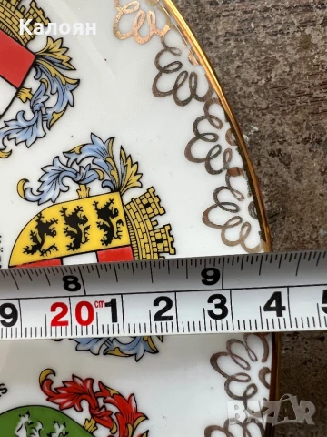 Винтидж чиния 24 см. , снимка 4 - Декорация за дома - 51107114