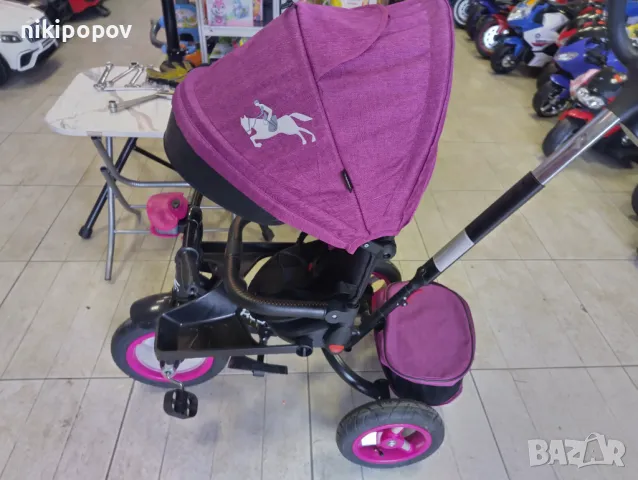 BYOX Детска триколка JOCKEY лилав, снимка 1