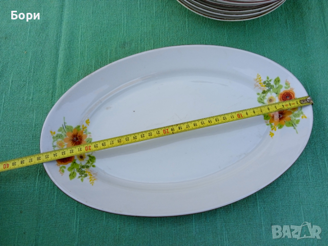 Порцелан плато, снимка 5 - Чинии - 36125298
