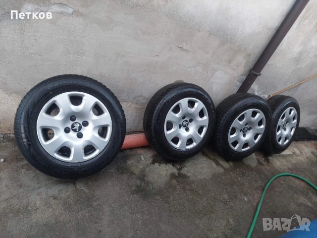 195/65/15 желязни джанти за пежо 307-308, снимка 3 - Гуми и джанти - 53270070