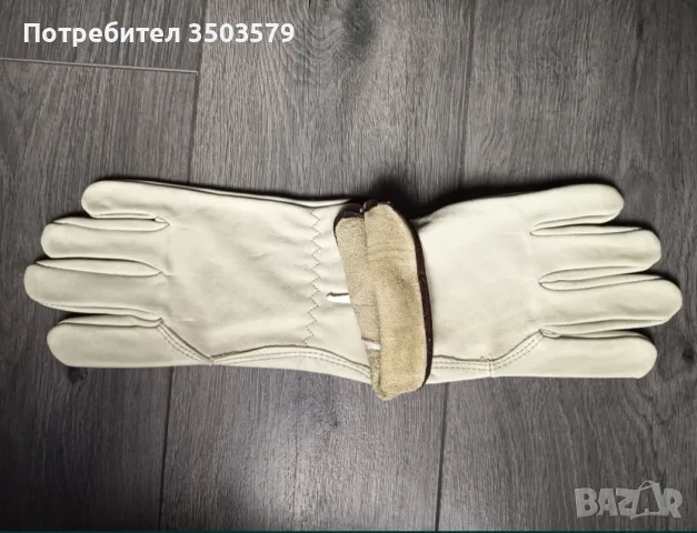 Продавам работни кожени ръкавици, снимка 3 - Ръкавици - 56152144