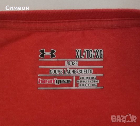 Under Armour UA оригинална тениска XL памучна спорт фланелка, снимка 3 - Спортни дрехи, екипи - 38895833