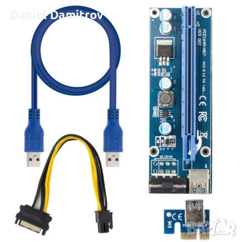 Адаптер от PCI-E 1x към 16х