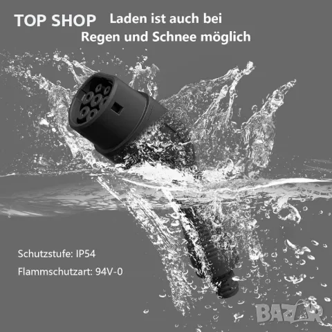 RUBEHOOW Тип 2 Кабел за зареждане 22kW 5M 32A