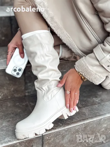 Дамски ботуши с дебела подметка LUXSTEP 2цвята , снимка 5 - Дамски ботуши - 47514647