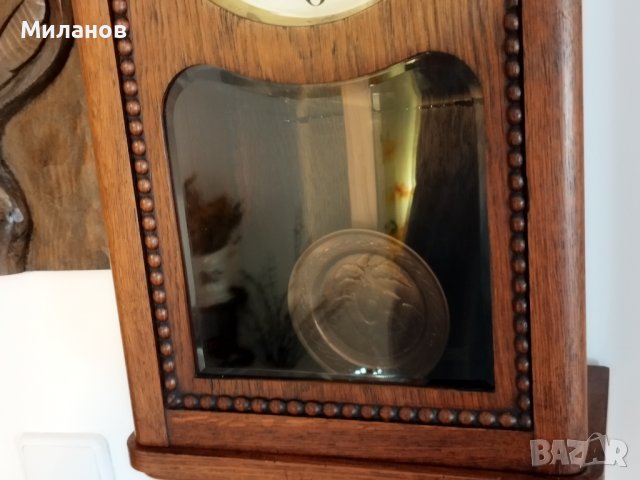 Стар механичен стенен часовник, снимка 2 - Антикварни и старинни предмети - 41806849