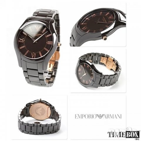 Emporio Armani AR1444 Ceramica Super Slim. Нов мъжки часовник, снимка 4 - Мъжки - 38800976