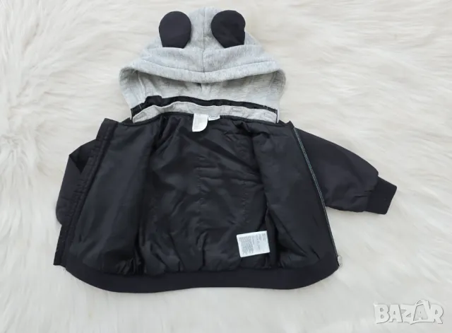 Детско яке Мики Маус H&M пролет/есен размер 6-9 месеца / 74см, снимка 5 - Бебешки якета и елеци - 49627185
