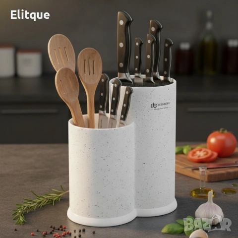 Стойка за ножове и кухненски прибори Edenberg EB-5105, снимка 6 - Други - 53389328