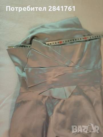 Karen Millen официална сребриста рокля , снимка 6 - Рокли - 51600618