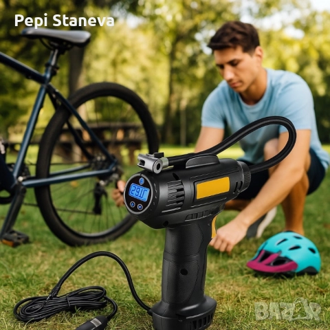 Безжичен дигитален компресор за автомобил, снимка 5 - Аксесоари и консумативи - 52860726