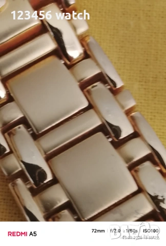 Красив позлатан часовни, снимка 4 - Мъжки - 53592296