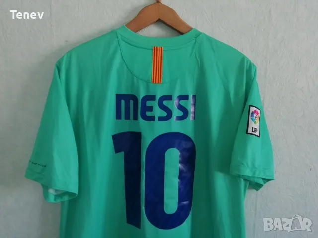 Барселона Меси 2010-2011 Оригинална Тениска Фланелка 2XL Nike Barcelona Messi Екип, снимка 4 - Тениски - 56152952