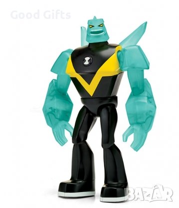 BEN 10 Фигурка DELUXE Four Arms, Diamondhead, Heatblast, снимка 12 - Фигурки - 39949963