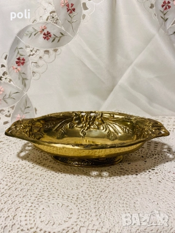 поднос от бронз , снимка 5 - Декорация за дома - 52477698
