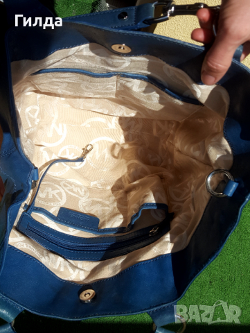 чанта Michael Kors  естествена кожа, снимка 9 - Чанти - 36198572