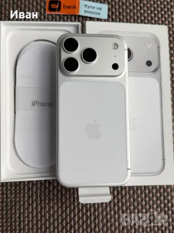 КАТО НОВ❗️iPhone 17 Pro Silver🔥 ГАРАНЦИЯ❗️256GB⚠️, снимка 2 - Apple iPhone - 55932166