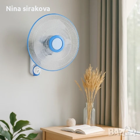 Вентилатор 16" Perfect WF-16RC, стенен, дистанционно управление, снимка 5 - Друга електроника - 51044196
