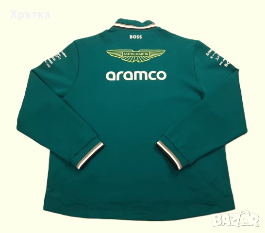 Aston Martin x Hugo Boss F1 Team - Оригинална мъжка блуза р-р 2XL, снимка 8 - Блузи - 52669214