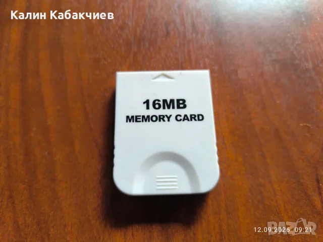 Nintendo GameCube memory card мемори карта