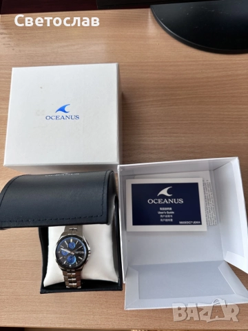 Часовник Casio Oceanus OCW-S5000E-1AJF Slim, снимка 7 - Мъжки - 55767182