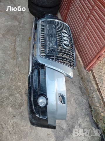 Предна броня оборудвана с маска за Ауди А6 ц6 4ф оуроуд Audi A6 c6 4f allroad, снимка 12 - Части - 52458482